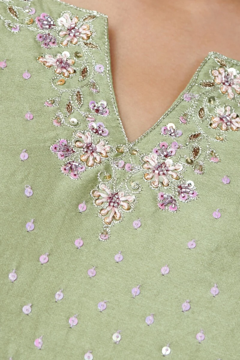 Shirin Mehreen Chanderi Kurta - Image 6