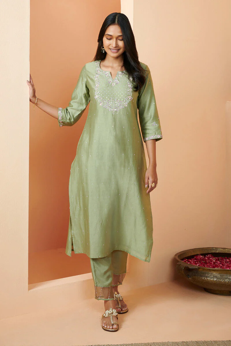 Shirin Mehreen Chanderi Kurta - Image 2