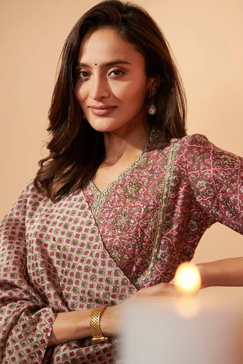 Shirin Shaima Sanganeri Chanderi Kurta - Image 6