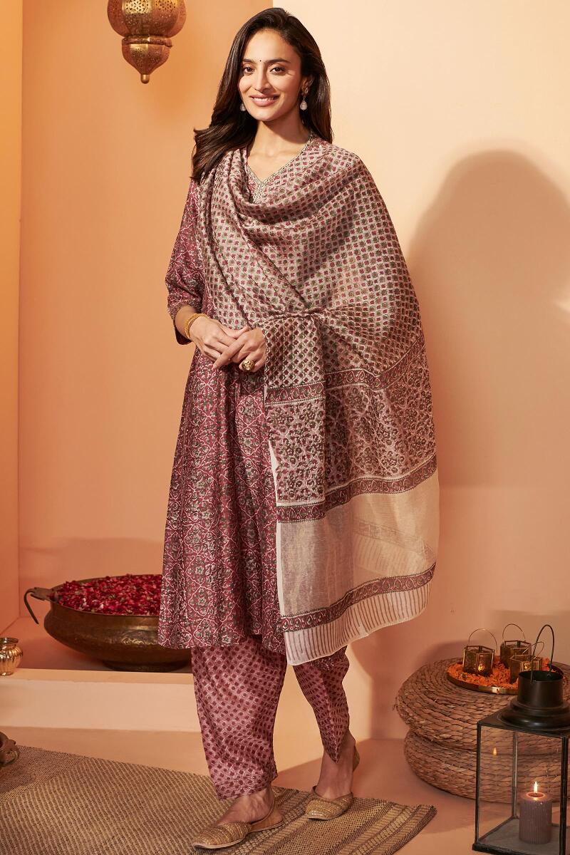 Shirin Shaima Sanganeri Chanderi Salwar - Image 3
