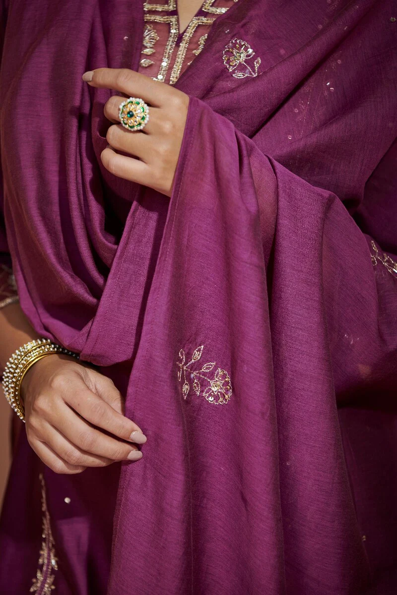 Shirin Suhana Chanderi Dupatta - Image 4