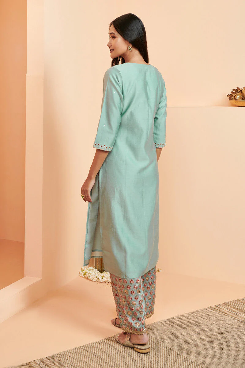 Shirin Sukoon Chanderi Kurta - Image 7