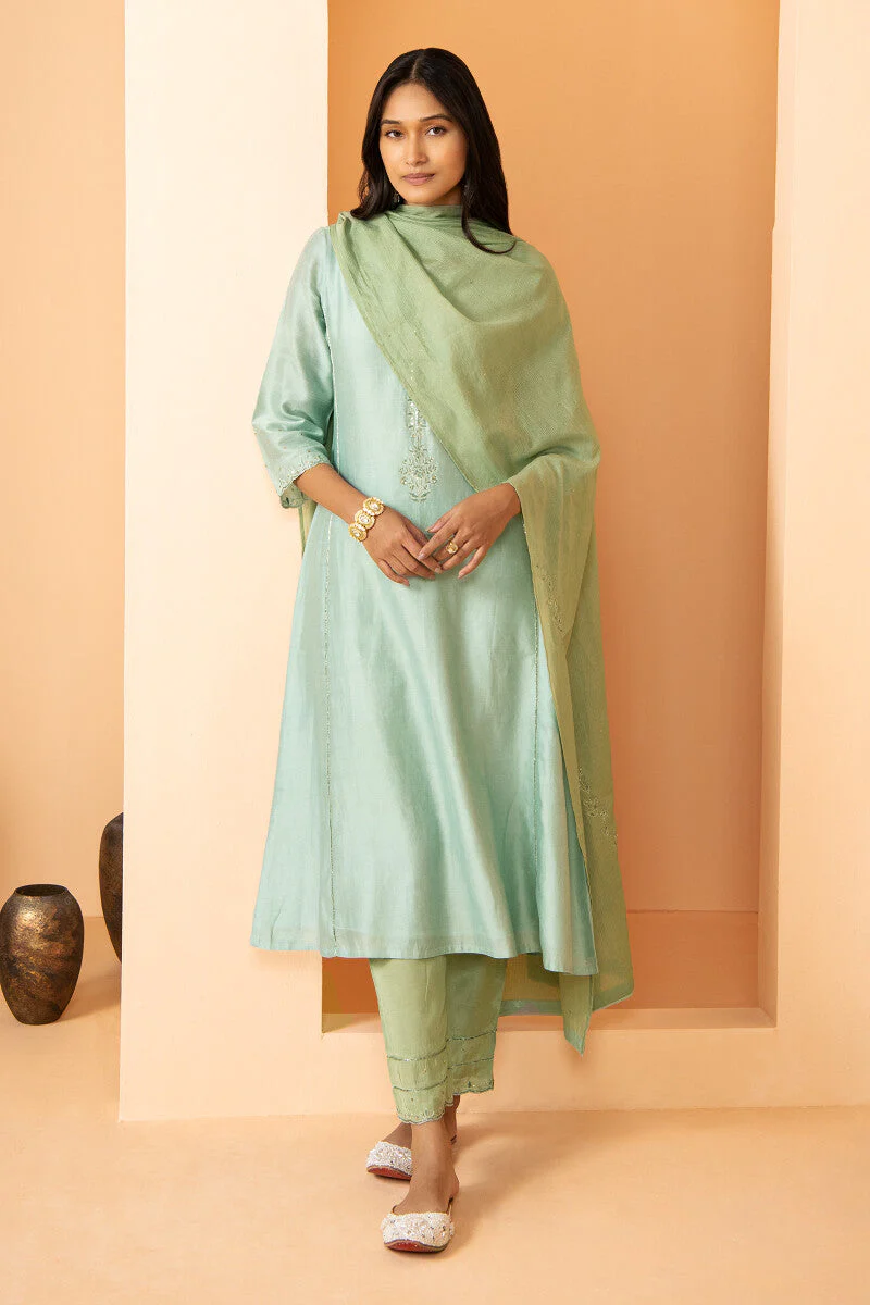 Shirin Yasmeen Cotton Silk Dupatta - Image 3