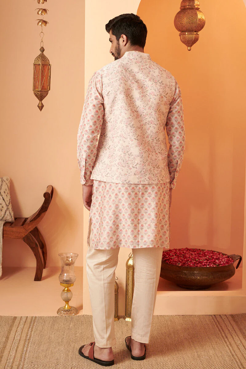 Shirin Zafar Chanderi Nehru Jacket - Image 6