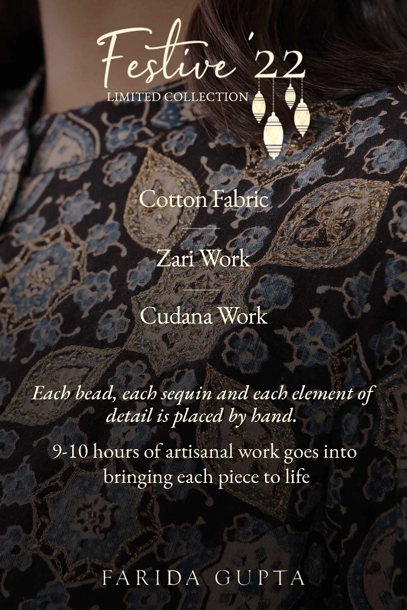 Shirin Zaharaa Ajrak Kurta - Image 8