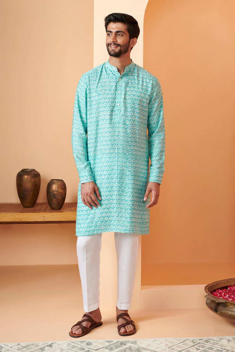 Shirin Zain Sanganeri Modal Kurta - Image 3