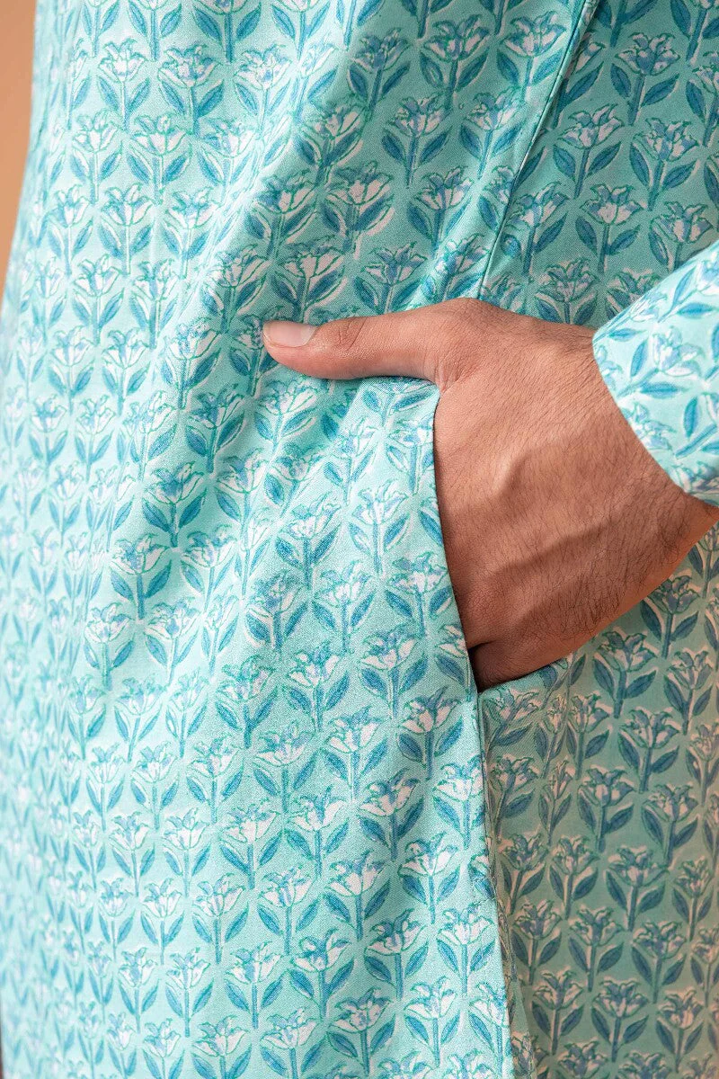 Shirin Zain Sanganeri Modal Kurta - Image 5