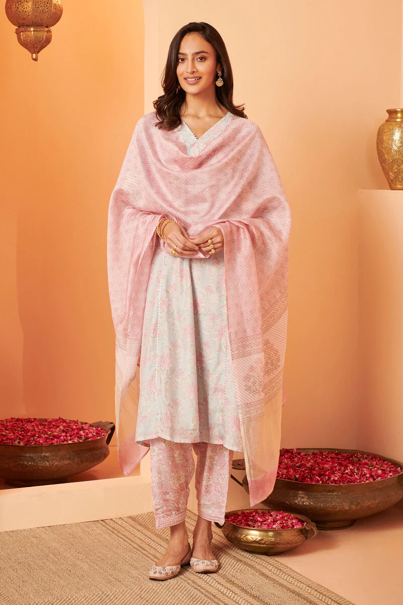 Shirin Zara Sanganeri Modal Kurta - Image 4