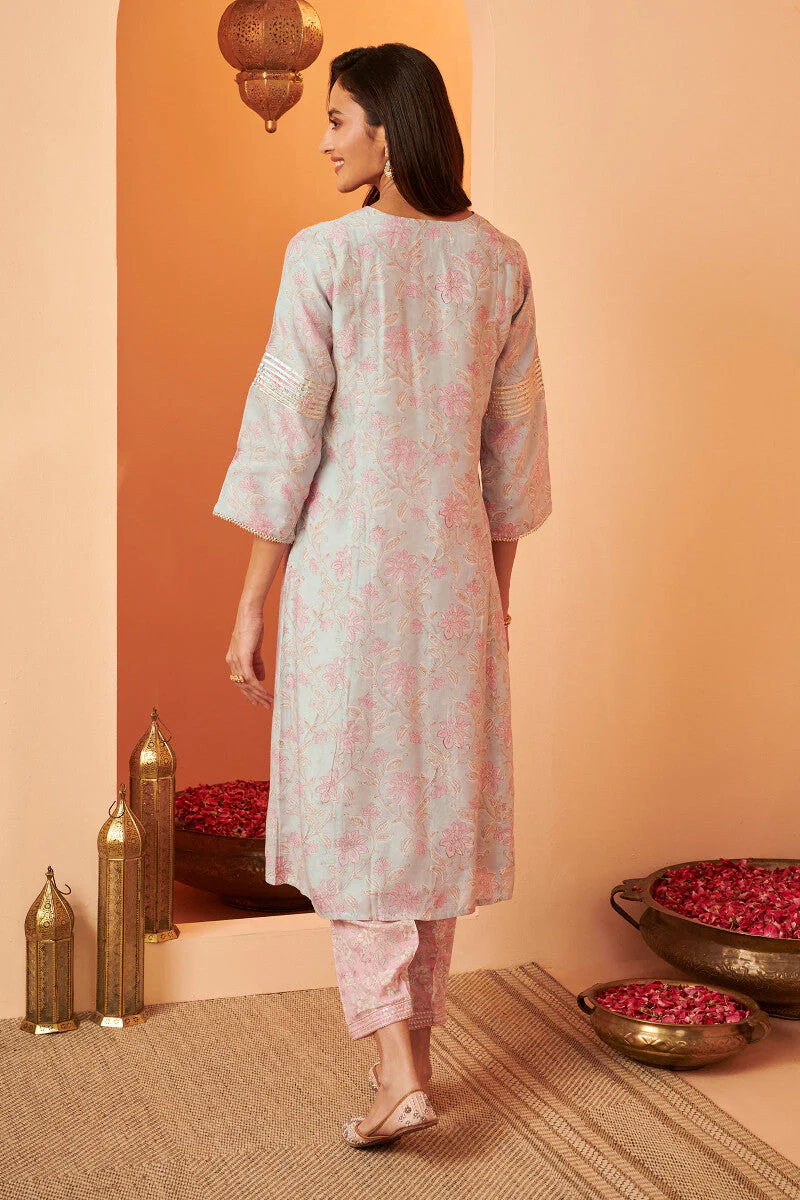 Shirin Zara Sanganeri Modal Kurta - Image 7