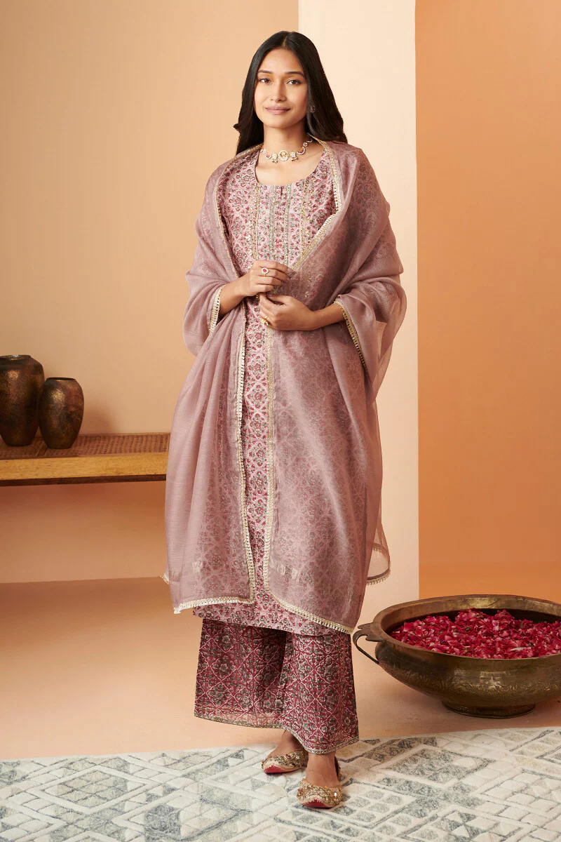 Shirin Zarina Cotton Silk Dupatta - Image 3