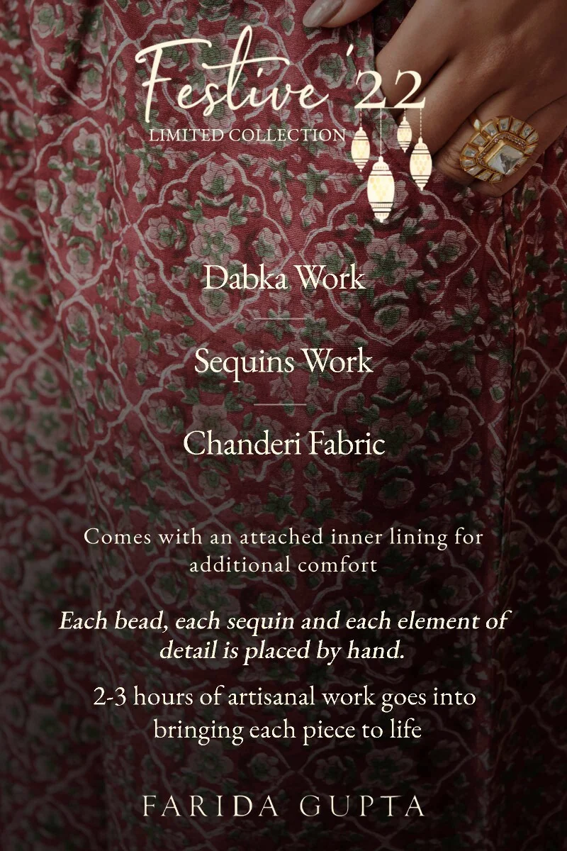 Shirin Zarina Sanganeri Chanderi Farsi - Image 7