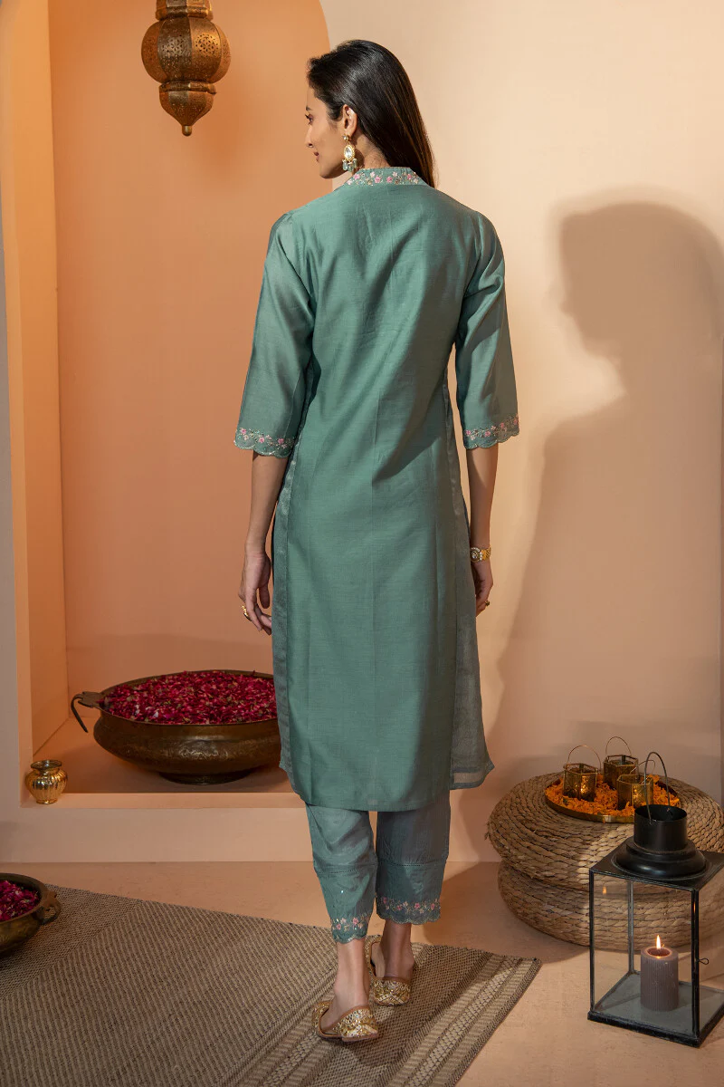 Shirin Zenia Chanderi Kurta - Image 9