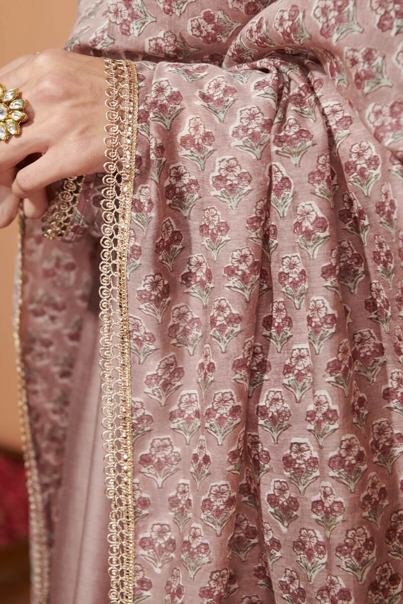 Shirin Zohra Cotton Silk Dupatta - Image 4