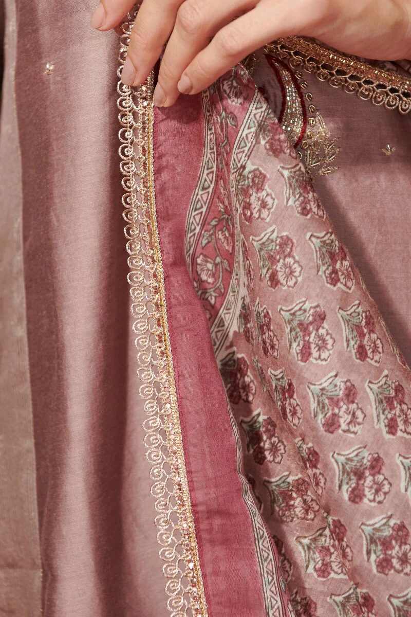 Shirin Zohra Cotton Silk Dupatta - Image 7