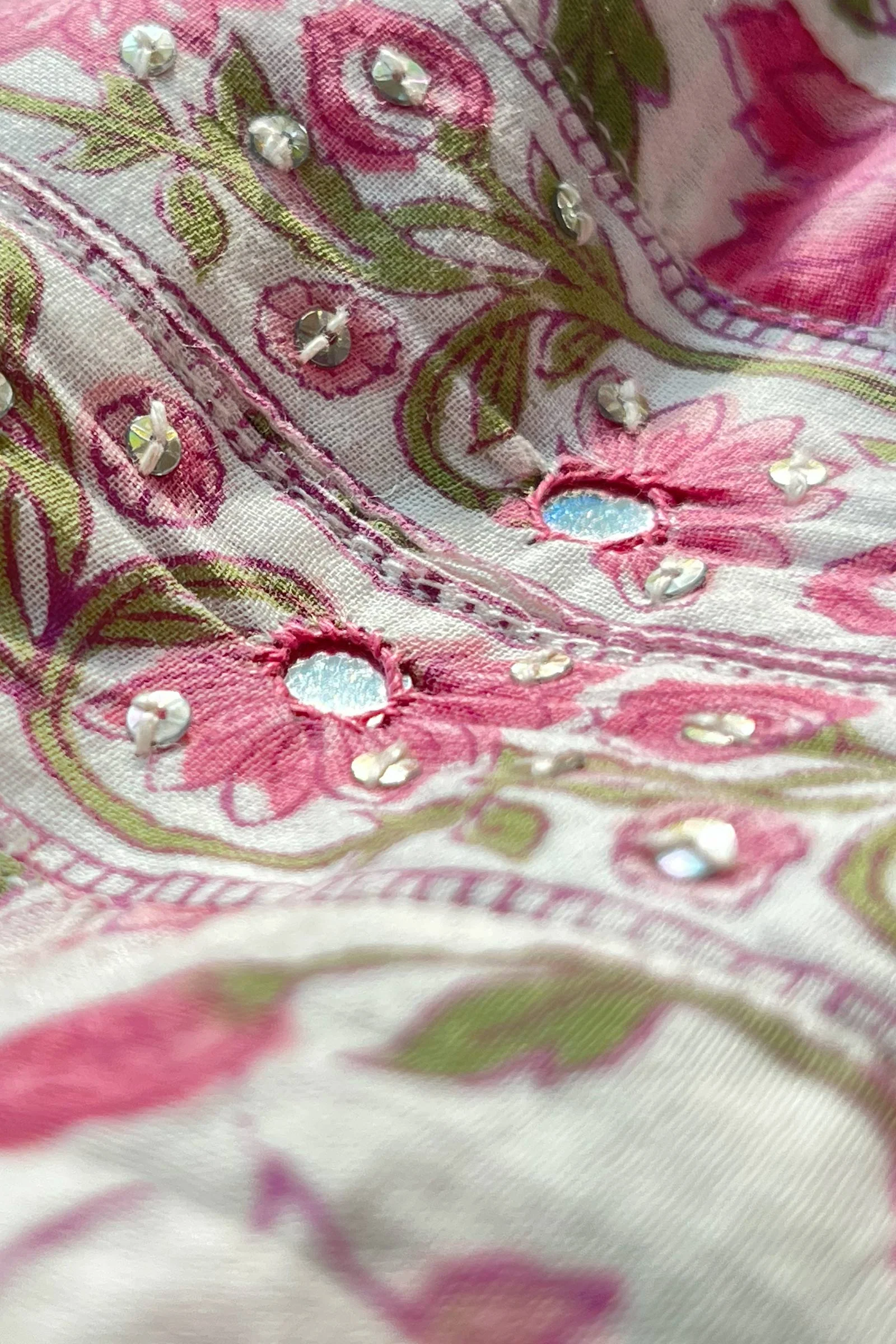 Surplus: Gulbahar Zeina Sanganeri Kurta - Image 3