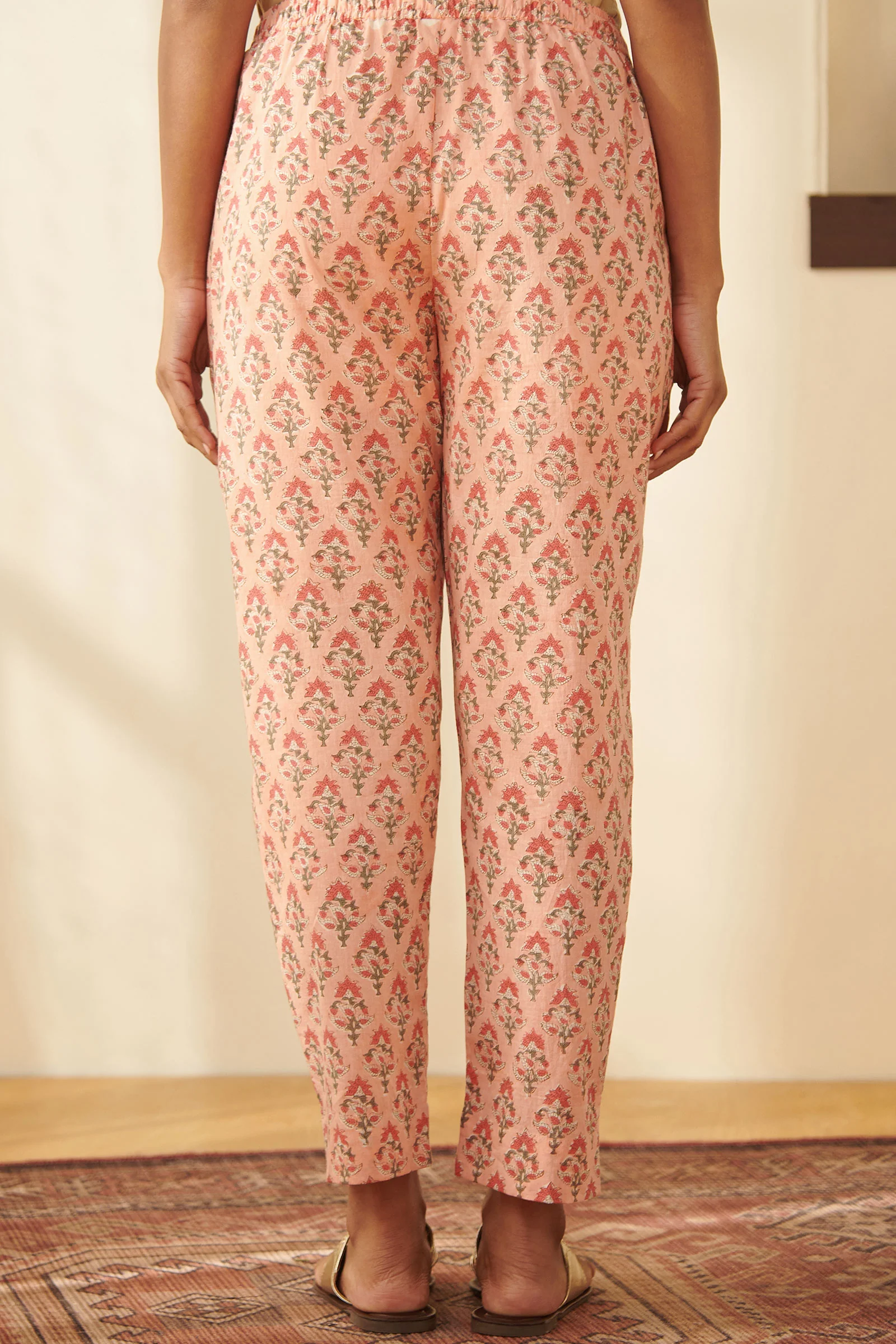 Surplus: Gulbarg Kaira Sanganeri Narrow Pants - Image 5