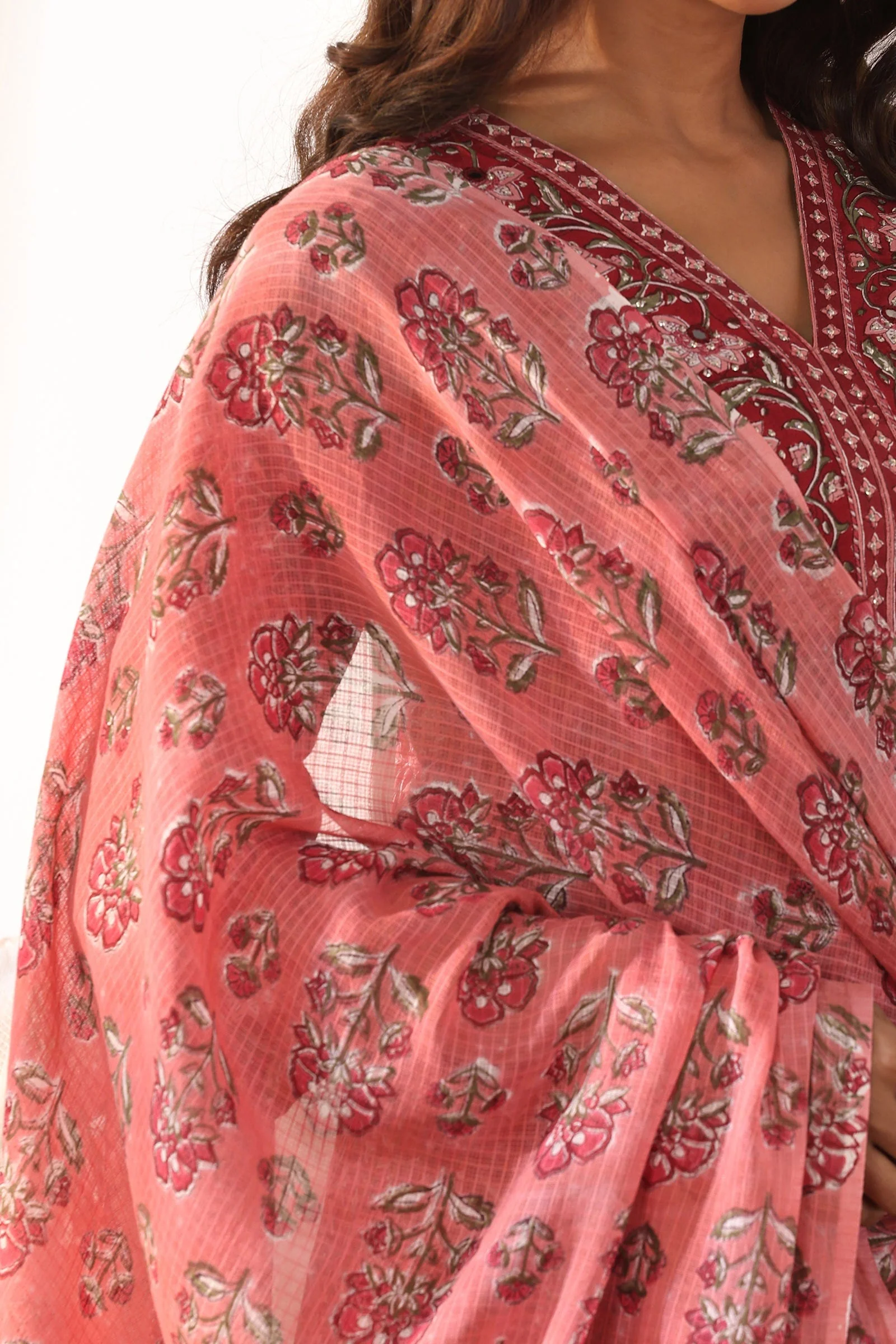 Surplus: Gulbarg Zehna Sanganeri Dupatta - Image 2