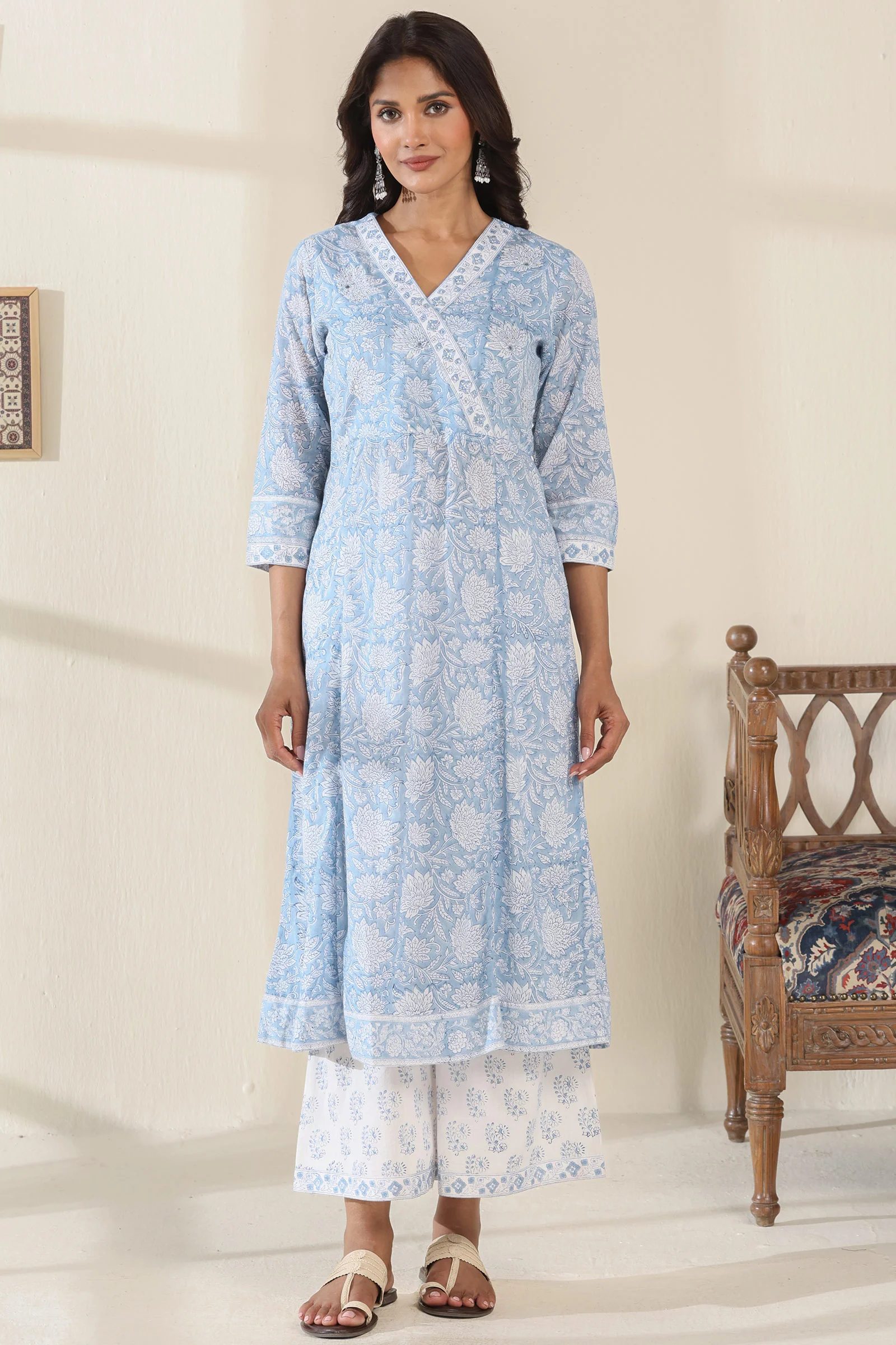 Surplus: Gulzar Noor Sanganeri Kurta - Image 2