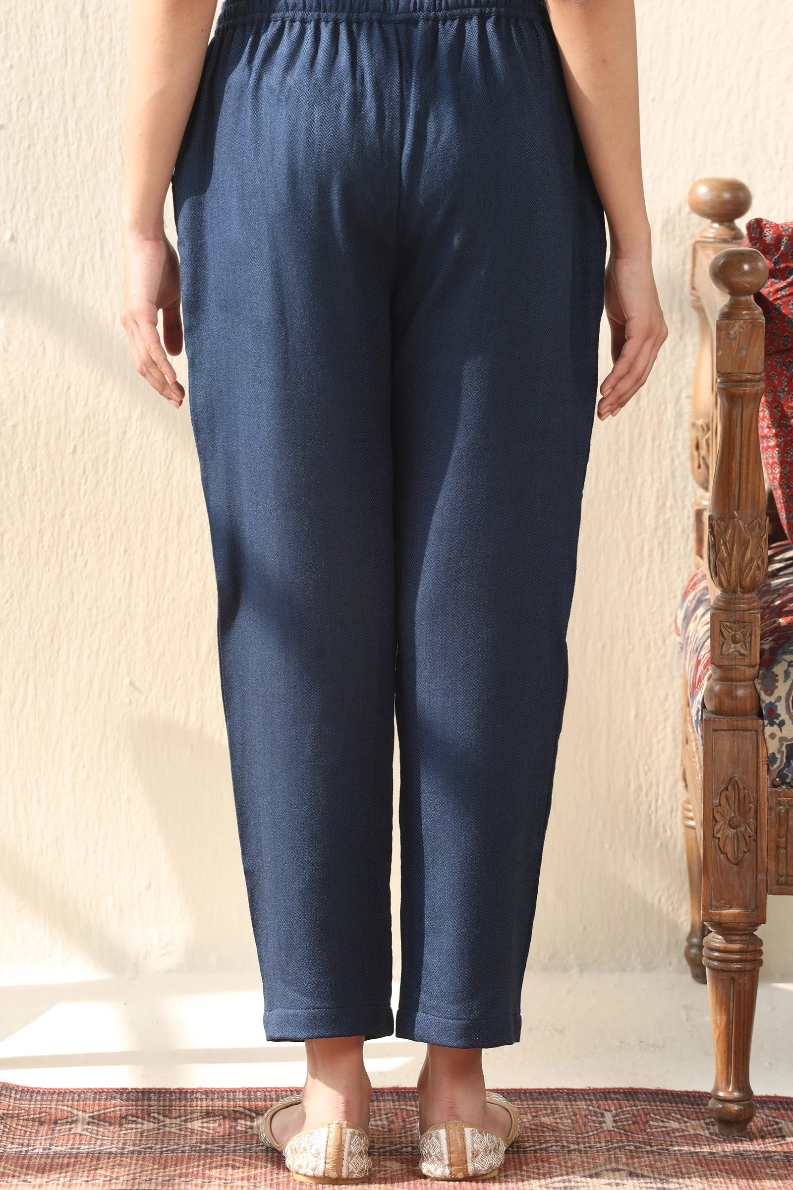 Surplus: Naadirah Fida Faux Wool Narrow Pants - Image 5