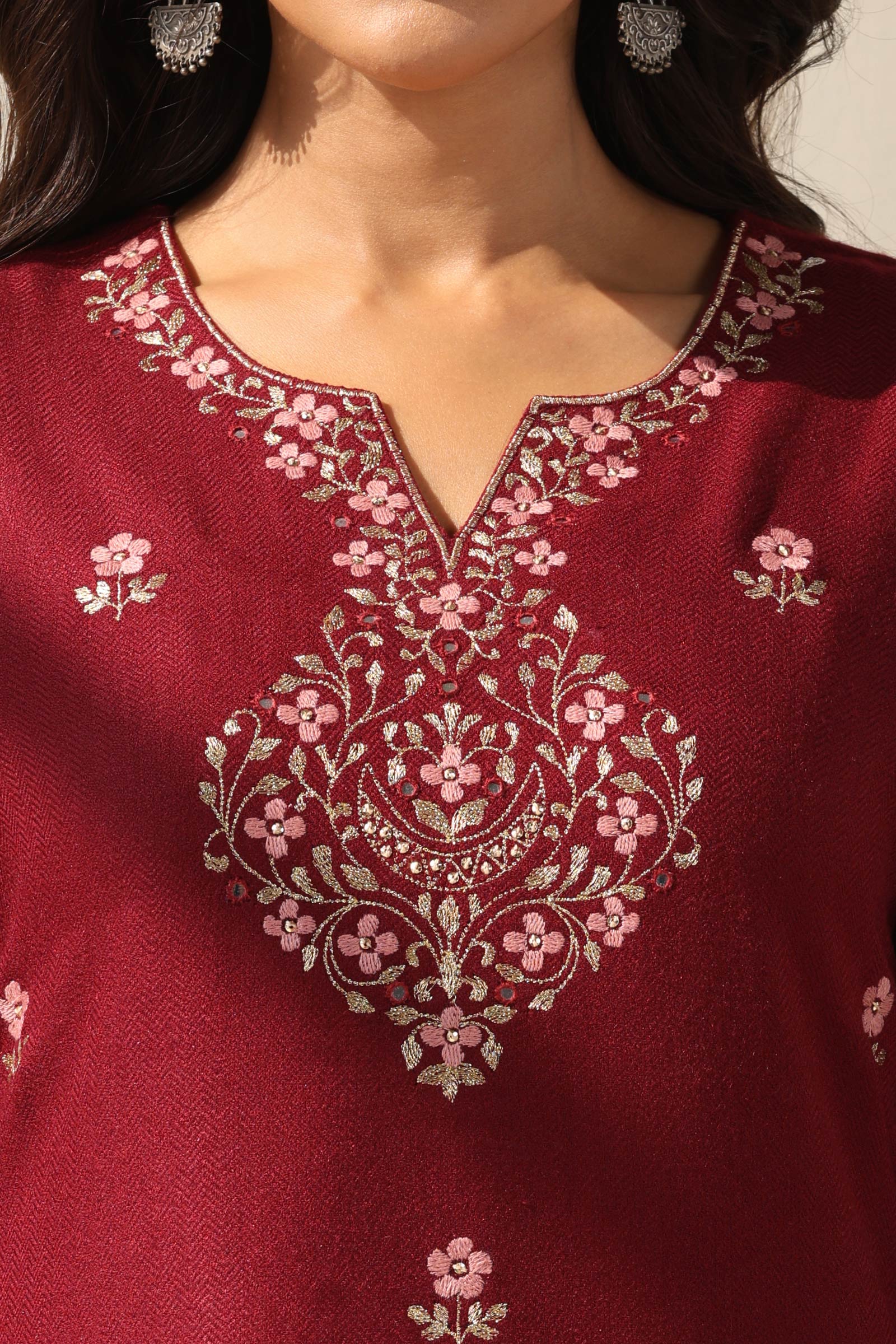 Surplus: Naadirah Gulbahar Faux Wool Kurta - Image 4