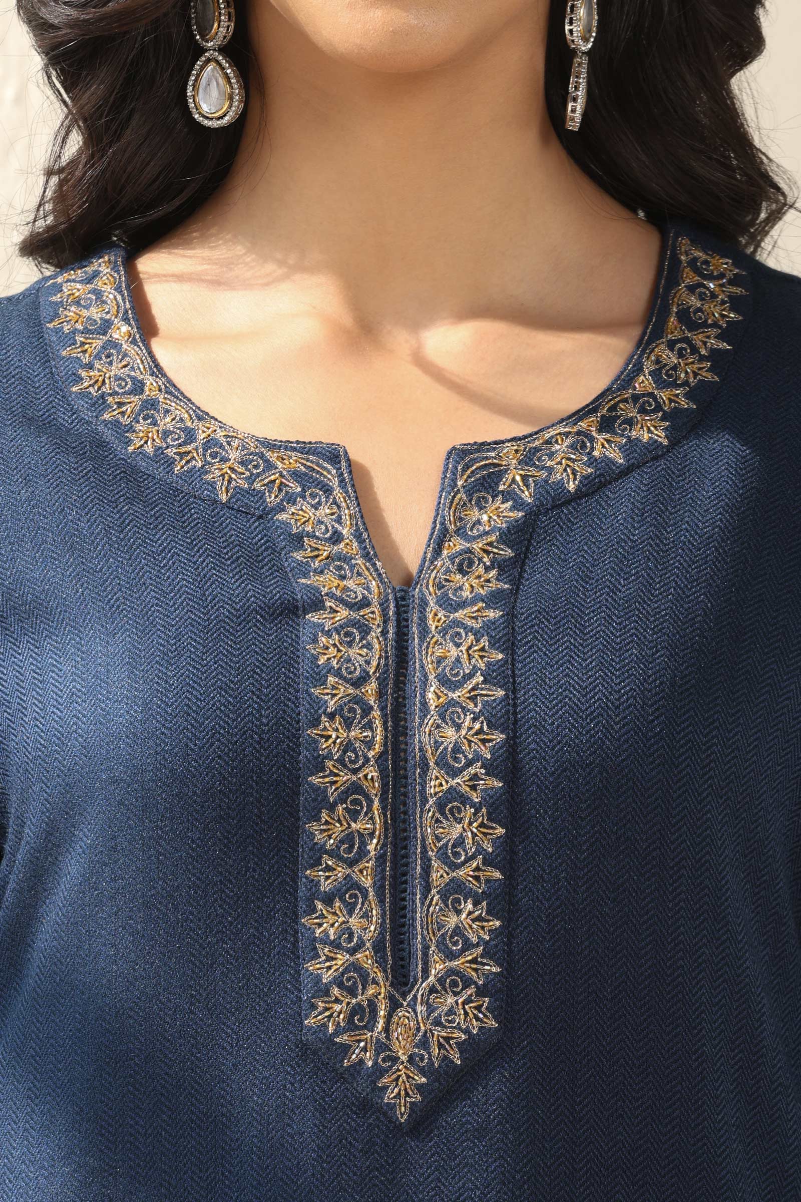 Surplus: Naadirah Gulnaz Faux Wool Kurta - Image 4