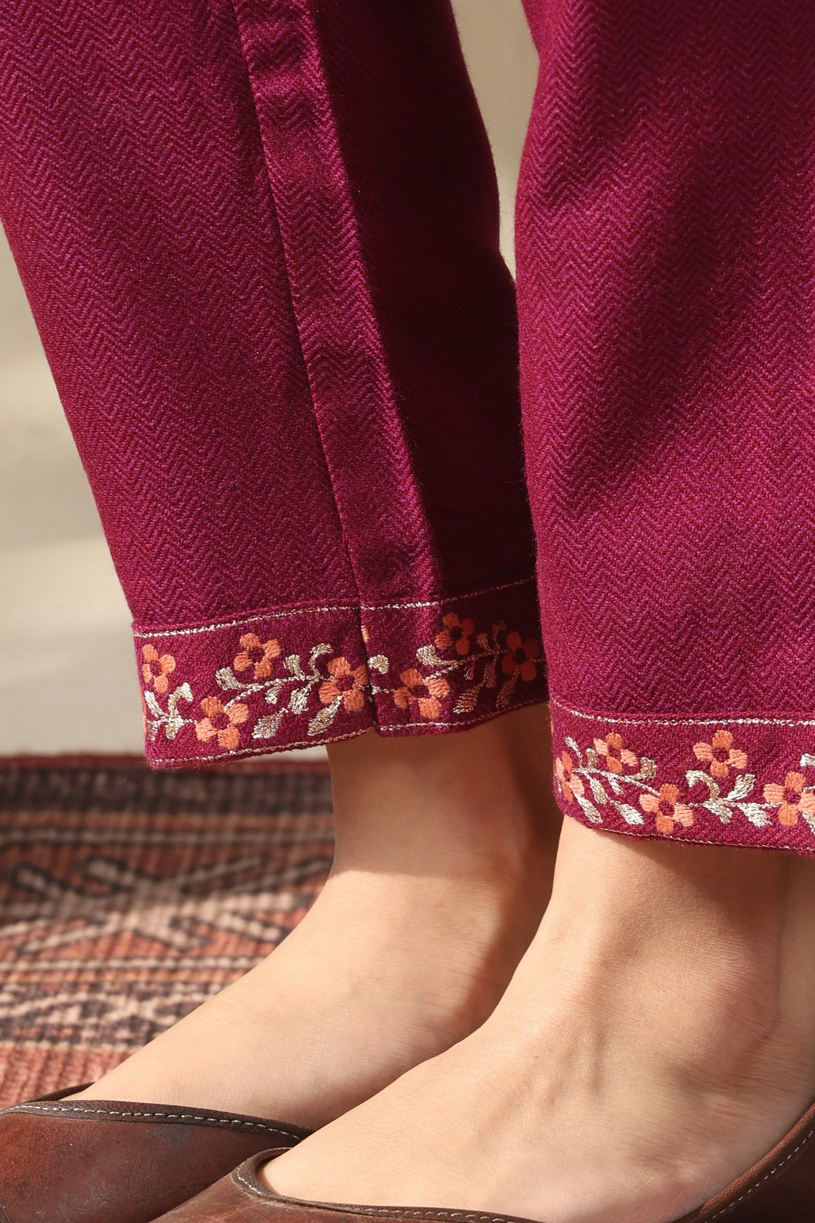 Surplus: Naadirah Zubeda Faux Wool Narrow Pants - Image 2