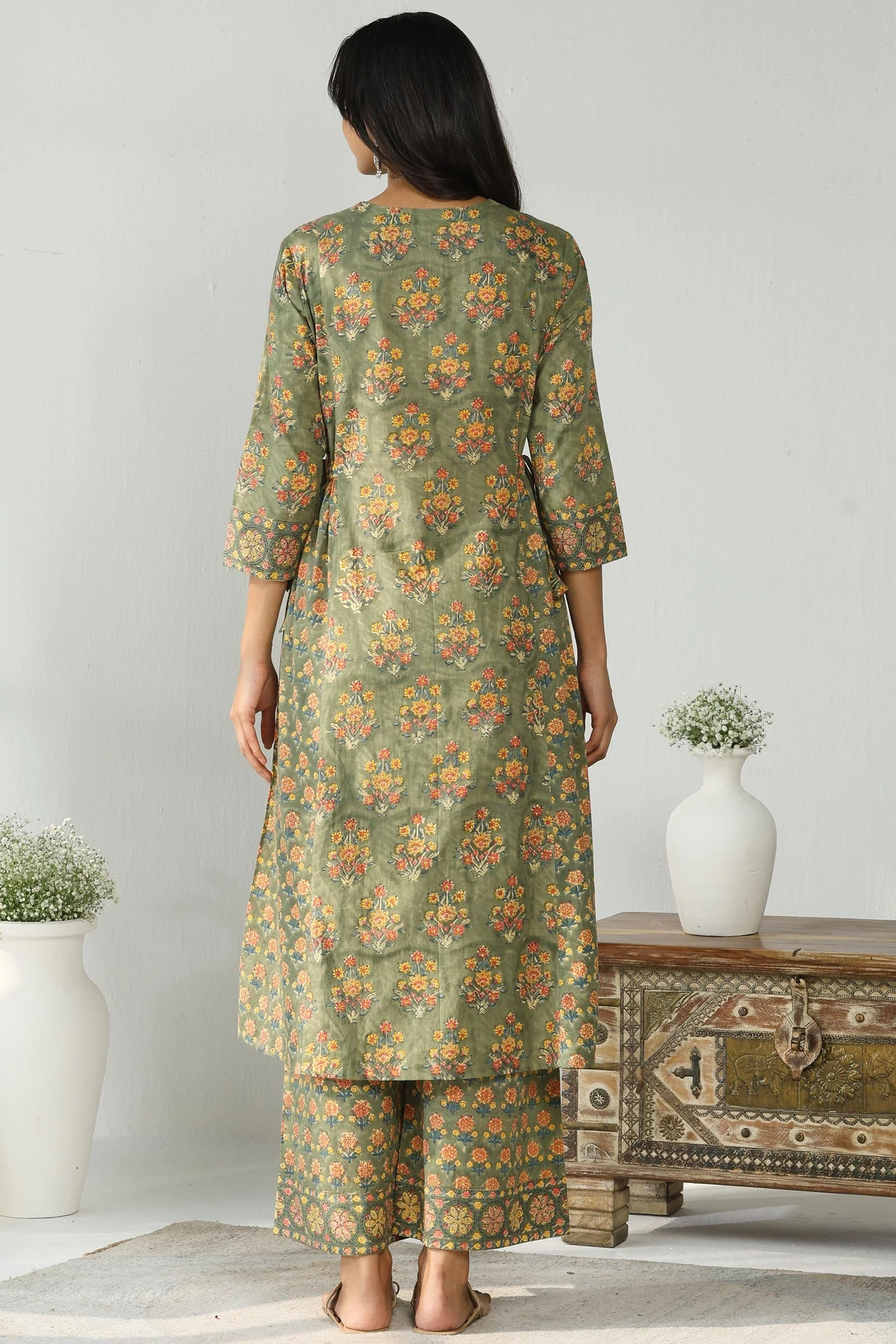 Surplus: Nayanjal Gulshan Sanganeri Kurta - Image 7