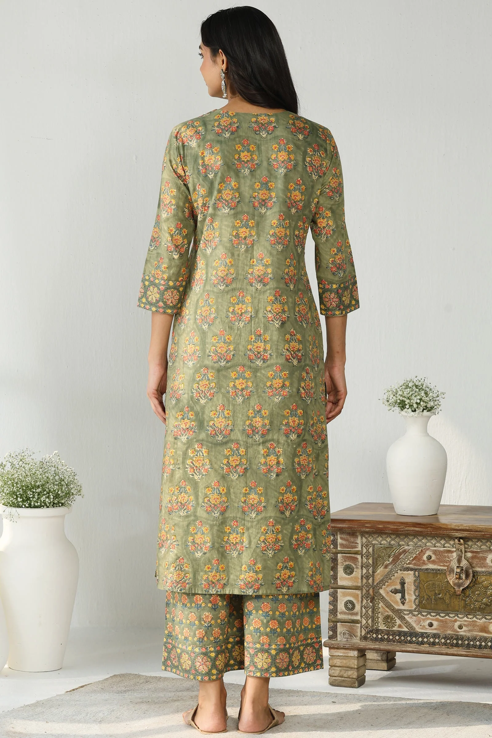 Surplus: Nayanjal Inaya Sanganeri Kurta - Image 7