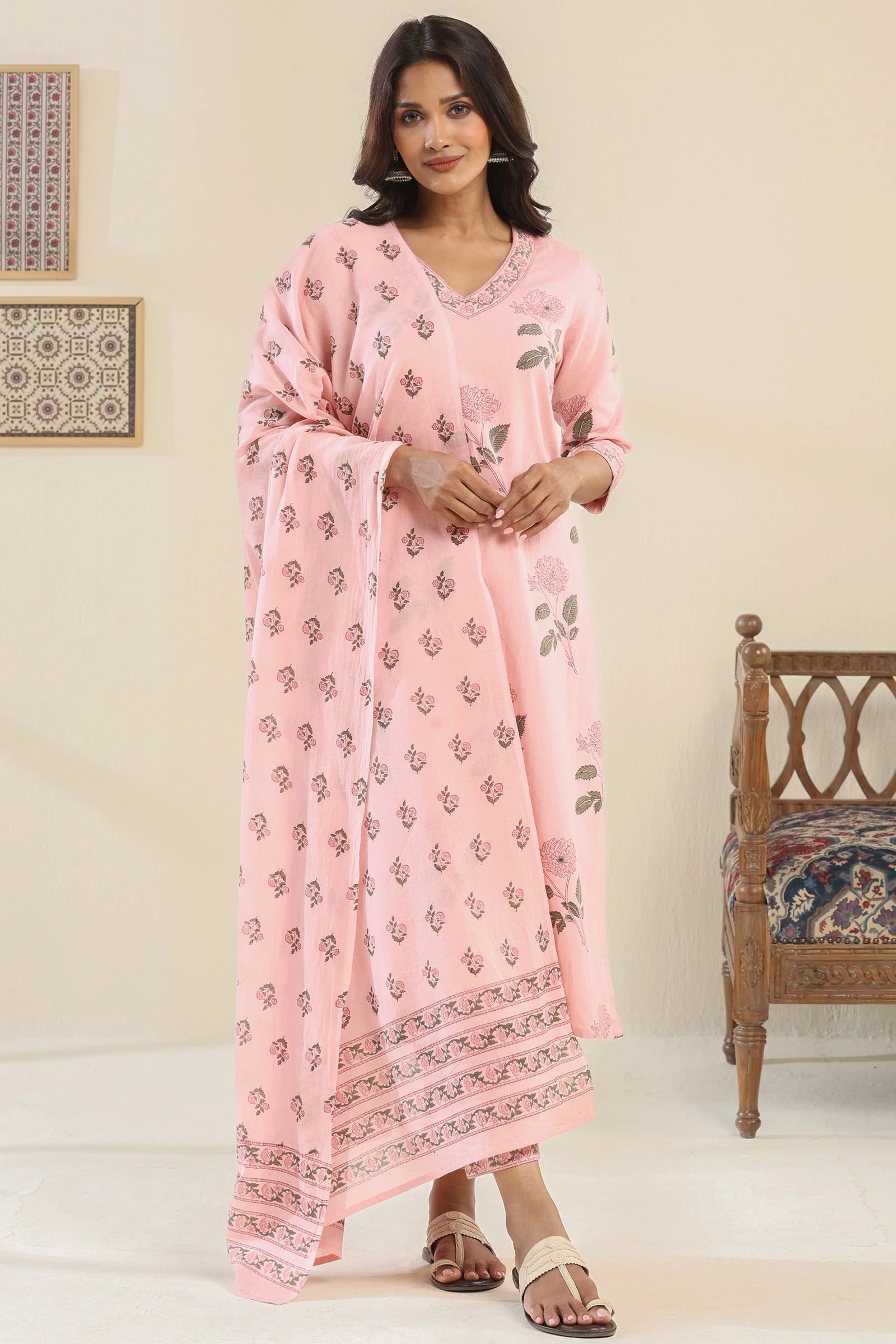Surplus: Roz Meher Sehnaz Sanganeri Izhaar Pants - Image 3