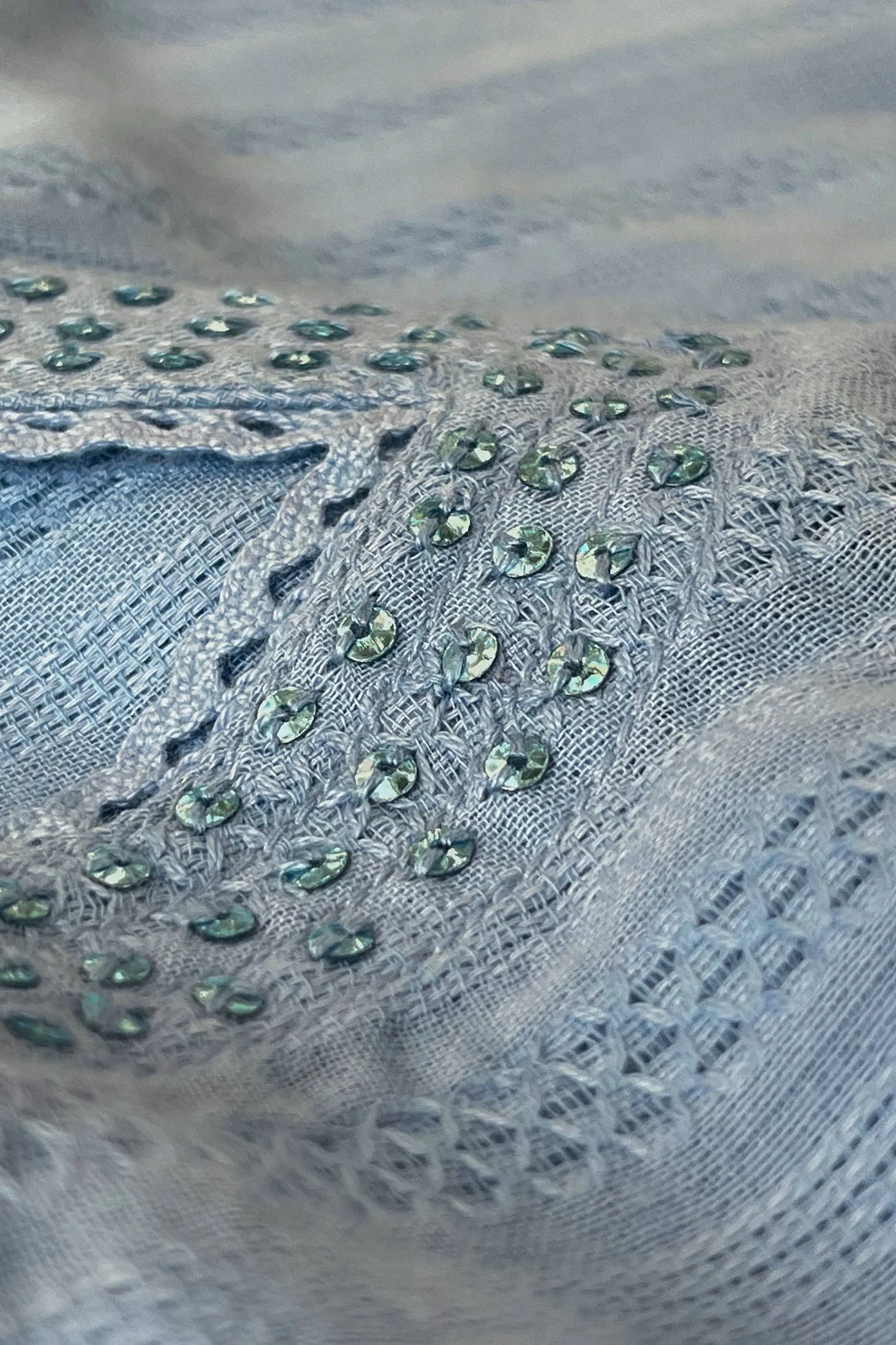 Surplus: Roza Aalia Blue Kurta - Image 3