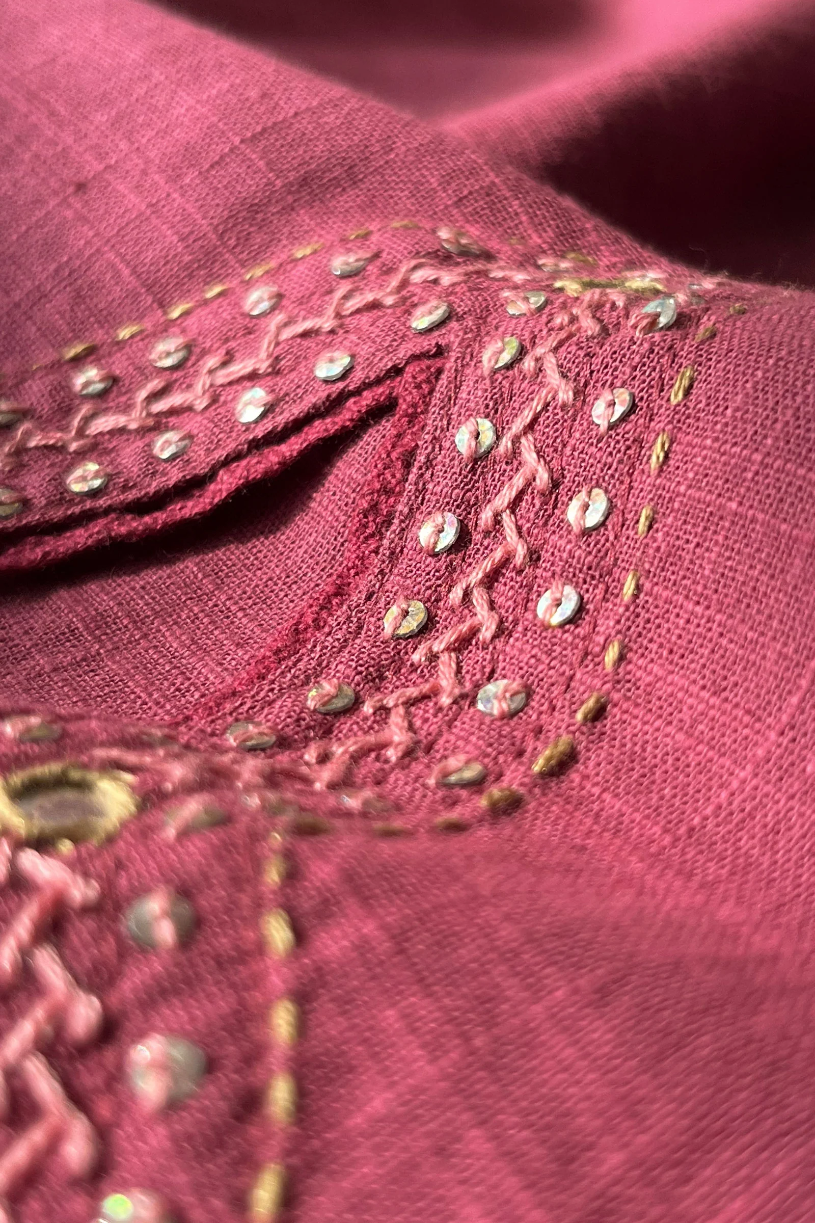 Surplus: Roza Azma Mauve Kurta - Image 3