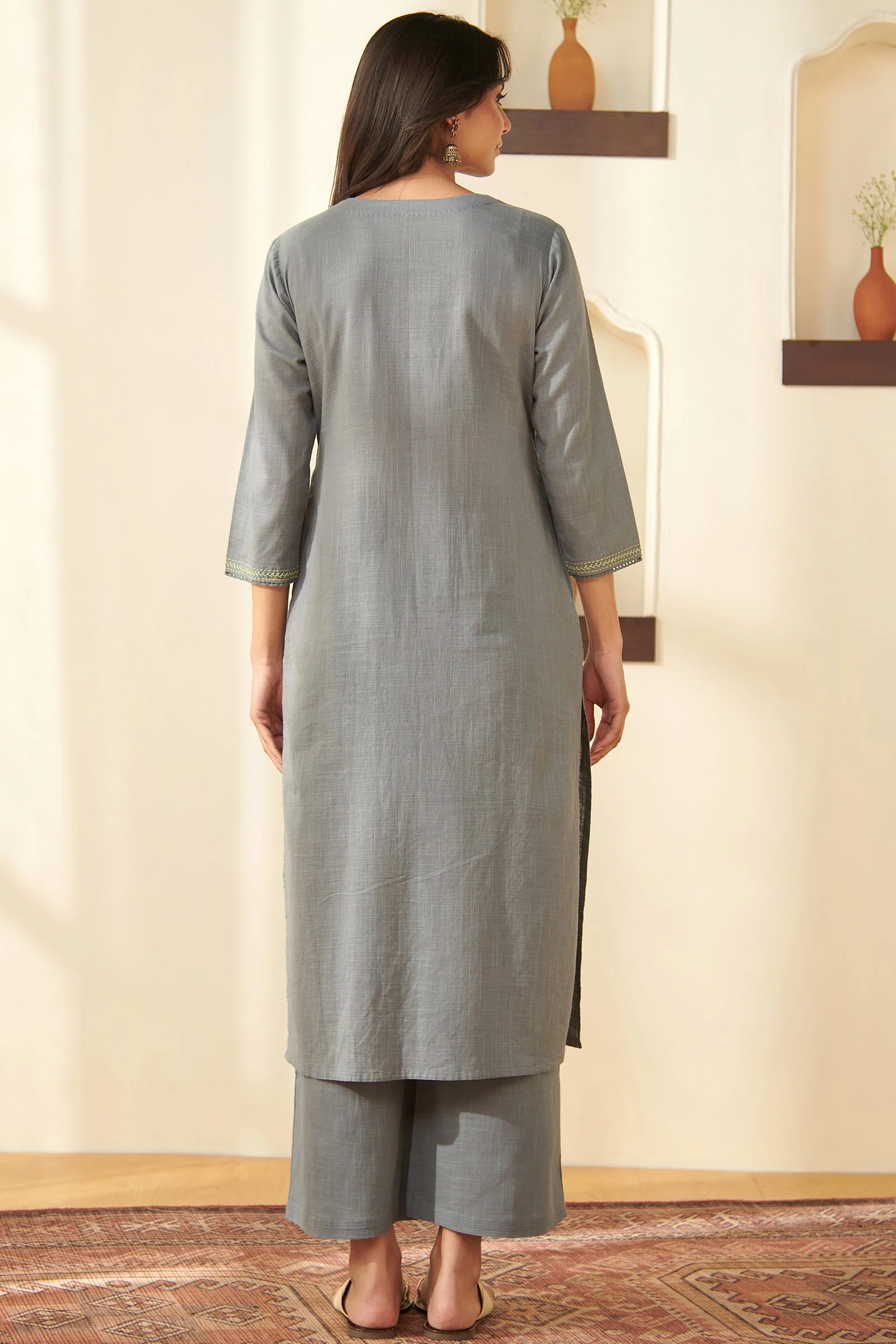 Surplus: Roza Ria Grey Kurta - Image 7
