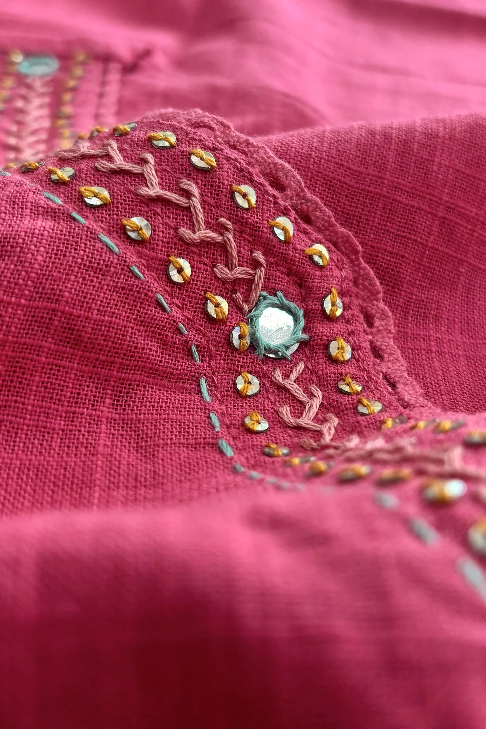 Surplus: Roza Zara Pink Kurta - Image 3
