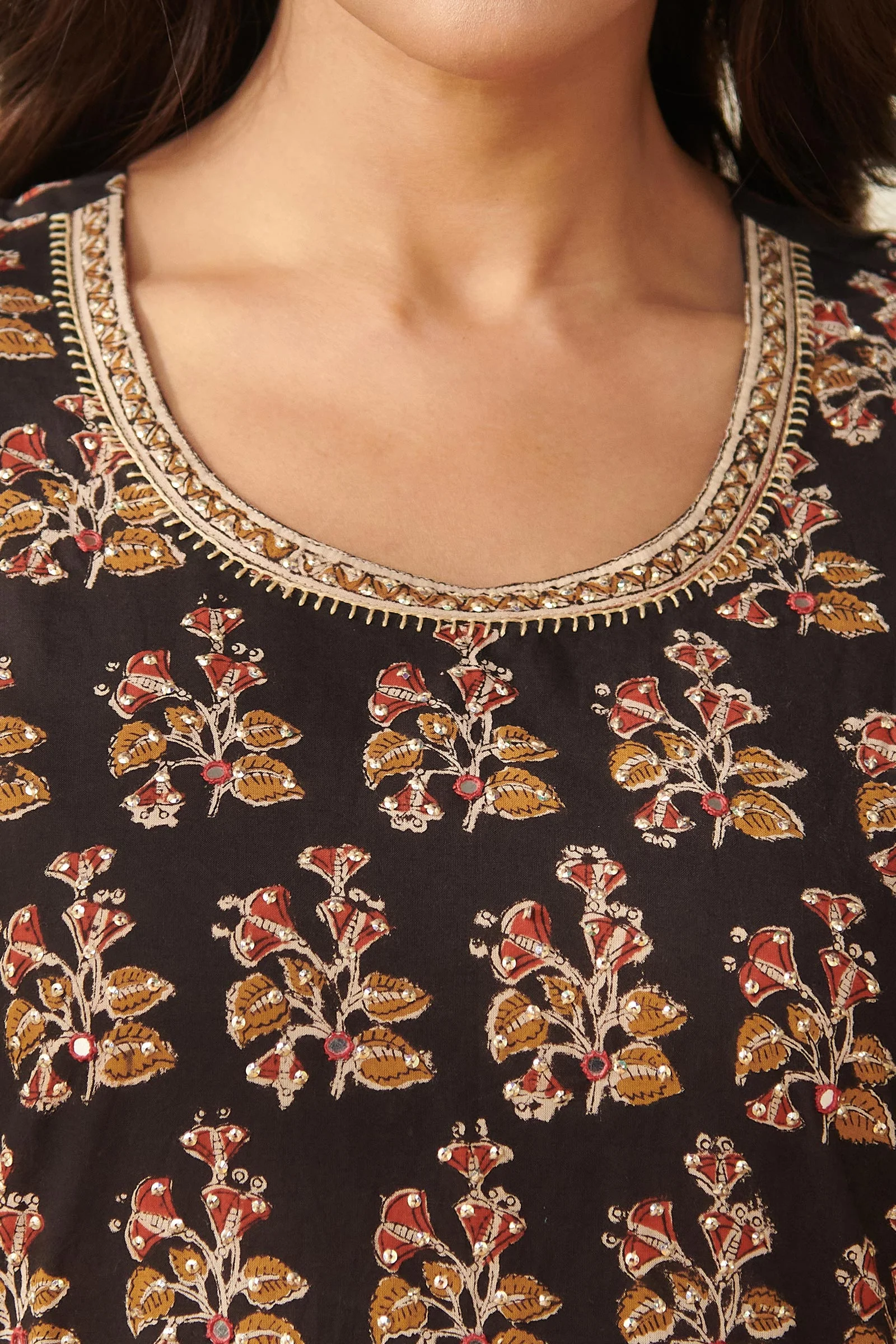 Surplus: Sehra Yasmine Bagru Kurta - Image 4