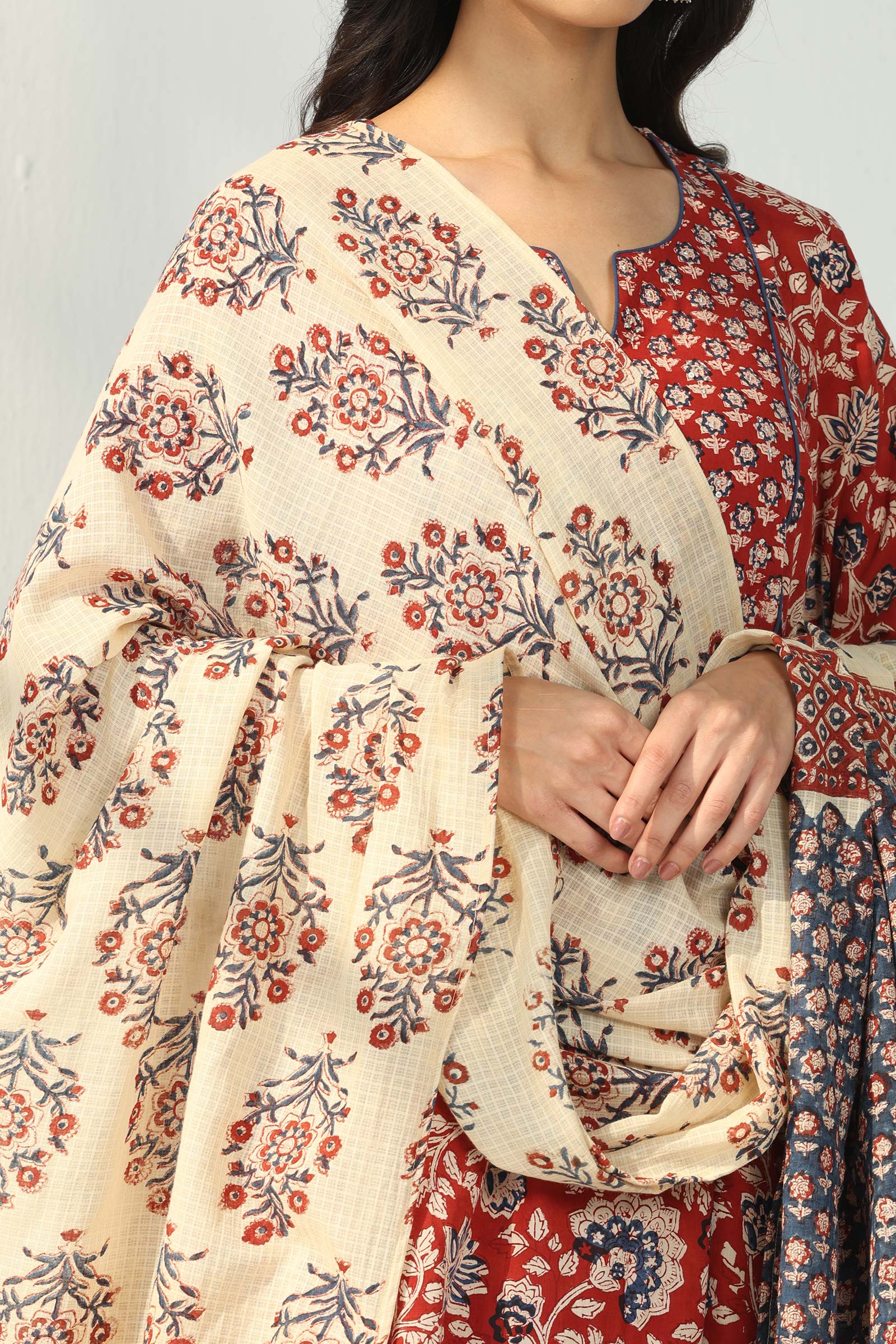 Surplus: Sehra Ziah Bagru Dupatta - Image 2