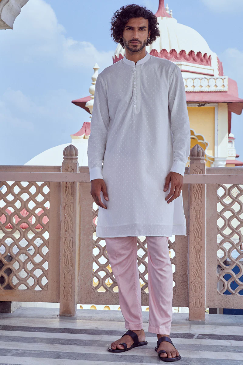 Umair Cotton Dobby Kurta - Image 3