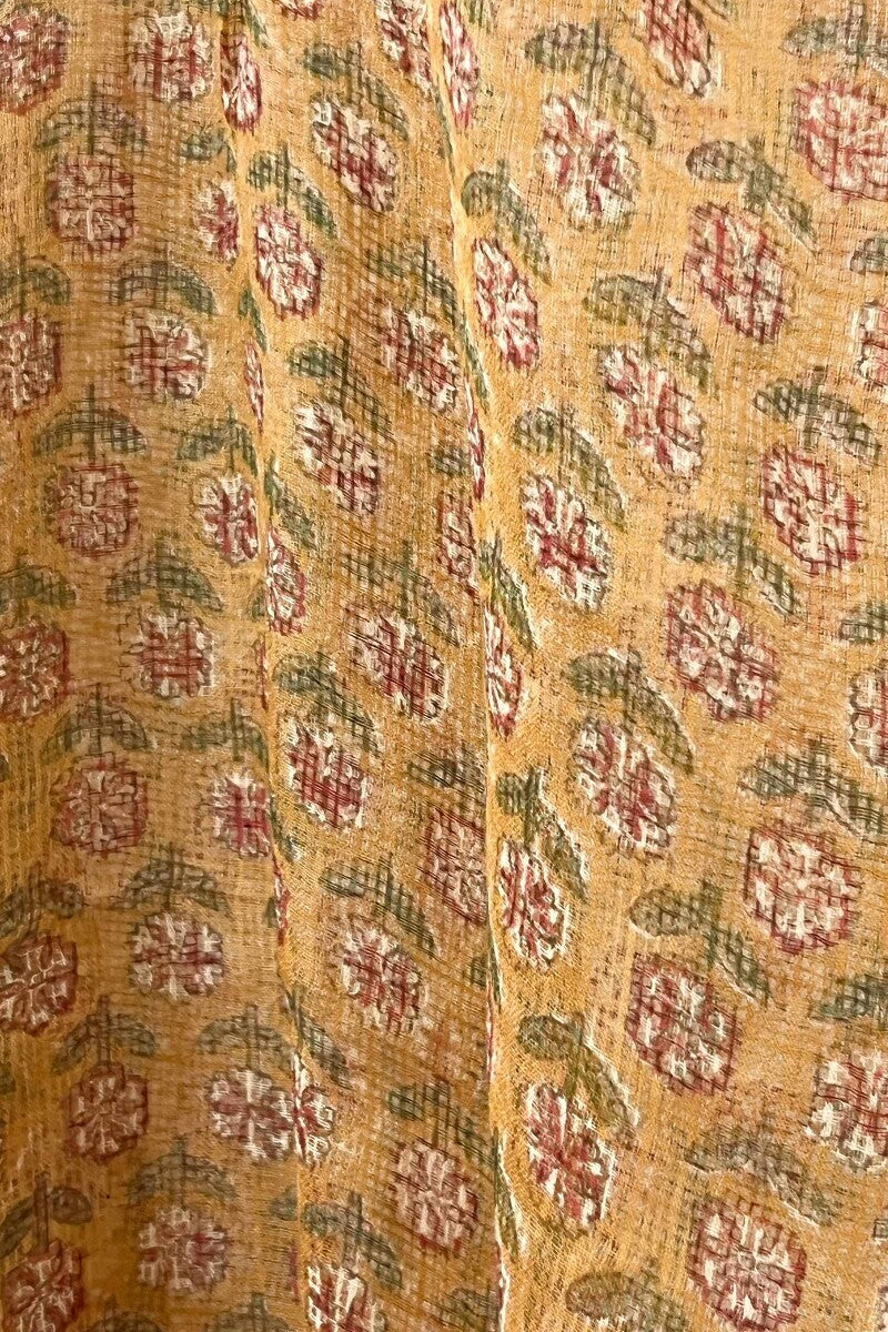 Yellow Sanganeri Dupatta - Image 3