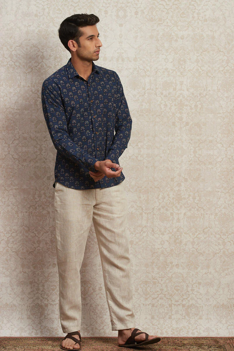Zafar Ayaan Bagru Shirt - Image 3