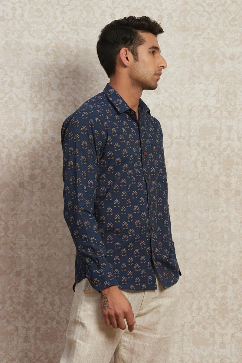 Zafar Ayaan Bagru Shirt - Image 4