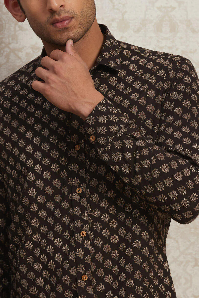 Zafar Faiz Bagru Shirt