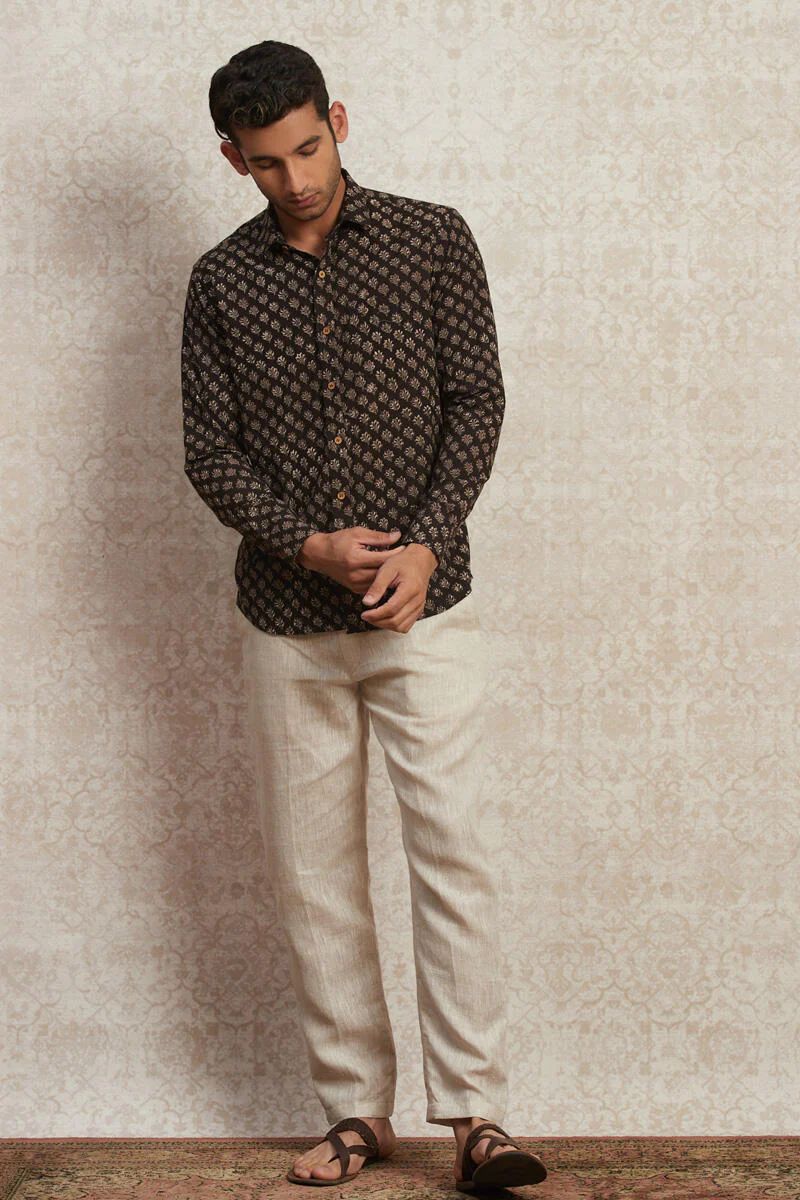Zafar Faiz Bagru Shirt - Image 3