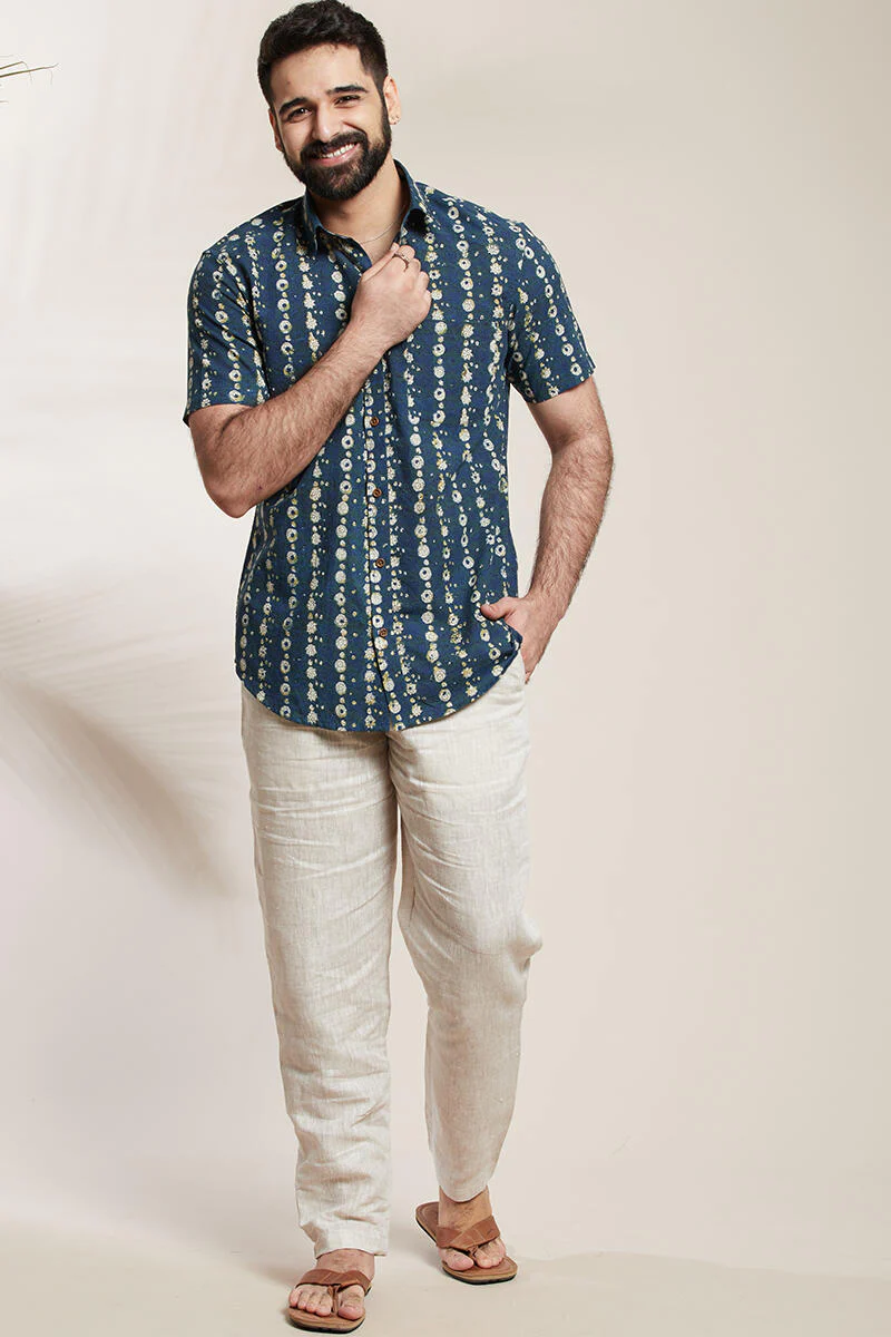 Zafar Saif Bagru Shirt - Image 6