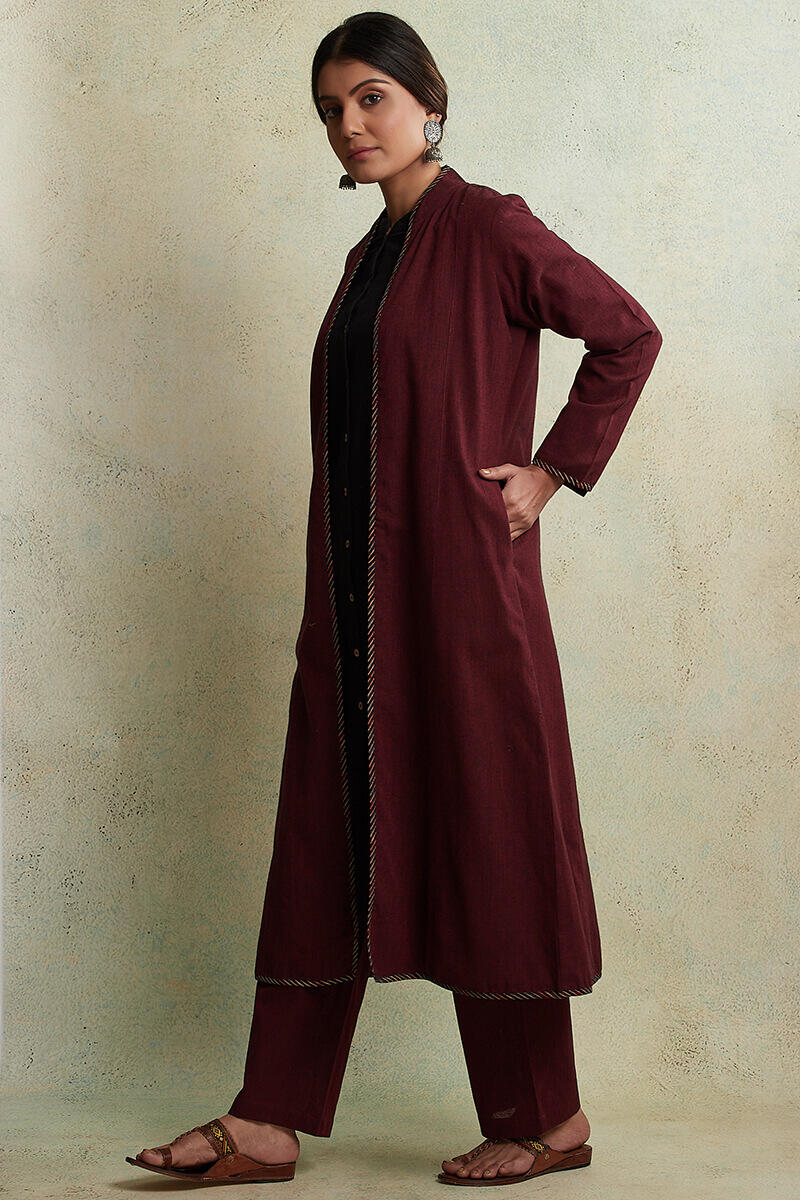 Zahabiya Heer Reversible Handloom Jacket - Image 6