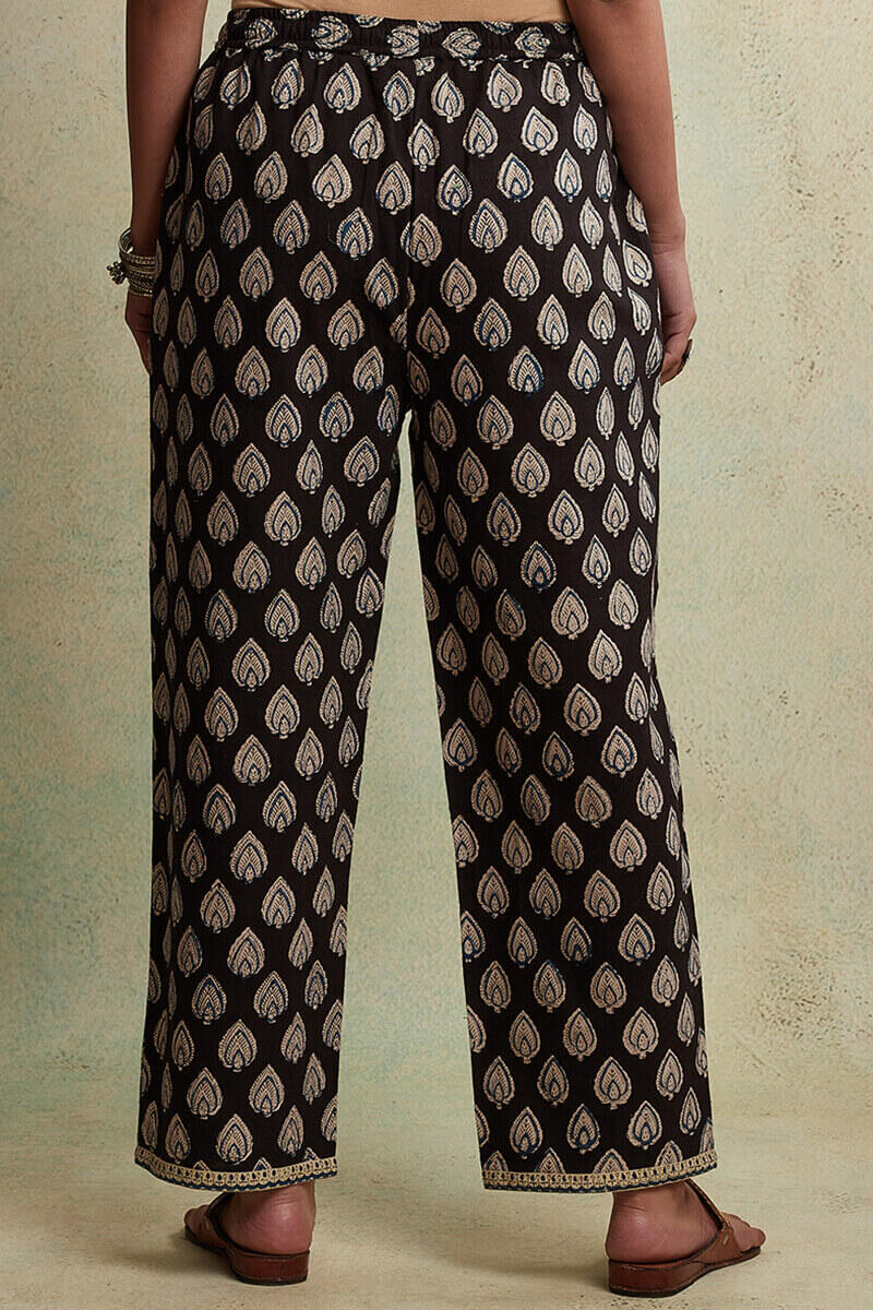 Zahabiya Misha Block Printed Straight Farsi - Image 5
