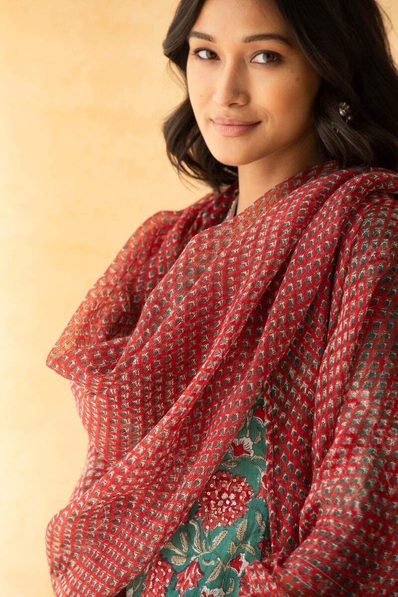 Zahira Farah Kota Dupatta - Image 3