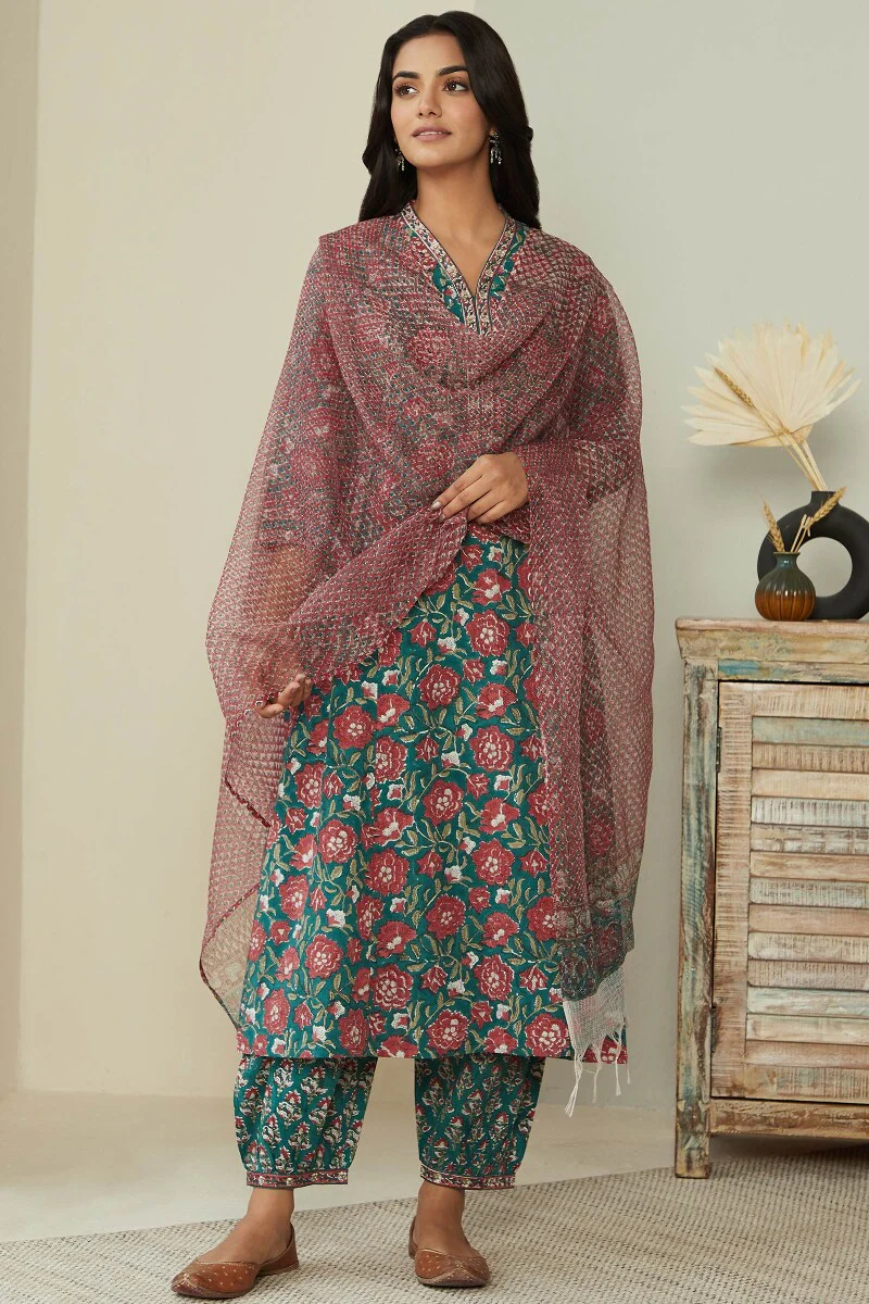 Zahira Farah Kota Dupatta - Image 3