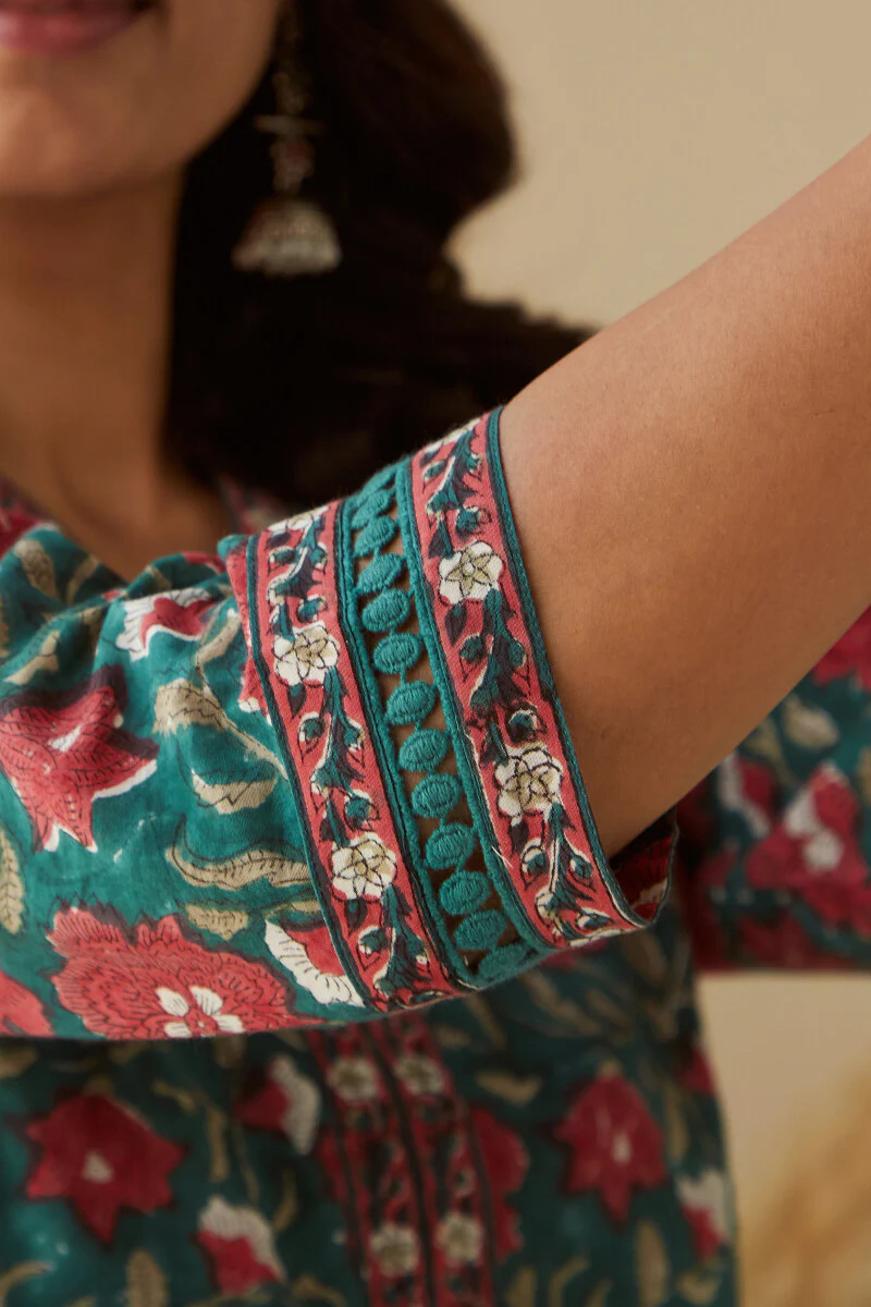 Zahira Farah Sanganeri Kurta - Image 6
