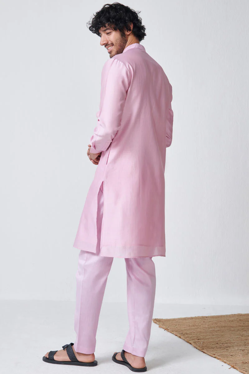 Zaid Ahaan Chanderi Kurta - Image 5
