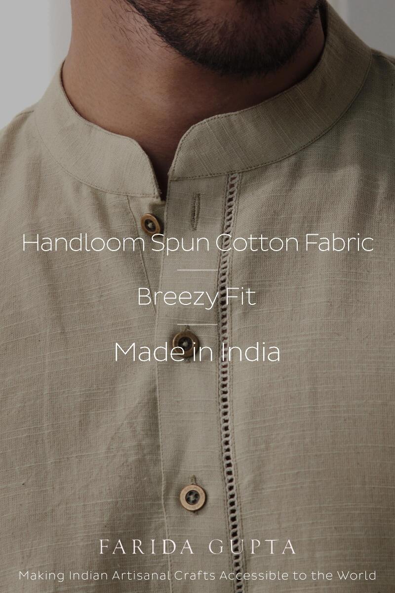Zaid Green Handloom Kurta - Image 6