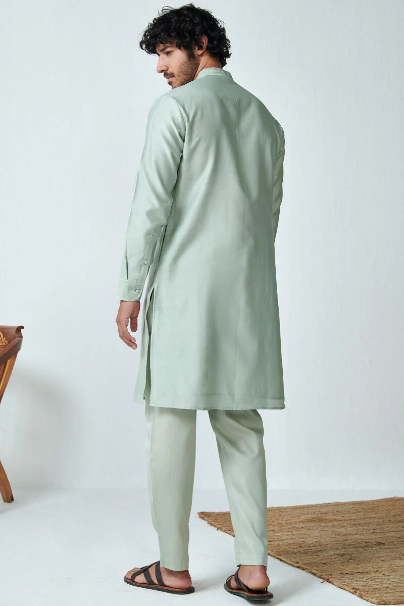 Zaid Kiaan Chanderi Kurta - Image 5